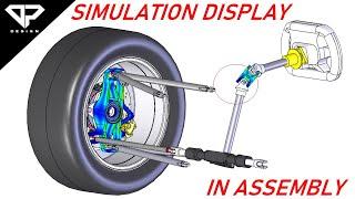 Simulation Display in Solidworks Assembly Tutorial | Formula Student | FEA | DP DESIGN