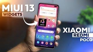 How to Download All New MIUI 13 Widgets in Xiaomi Redmi and POCO Phones || Without Root