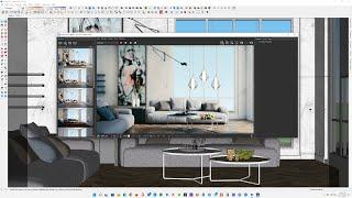 Interior Rendering Settings in Sketchup & Vray Next Tutorial #043 Full Lighting & Render Setup