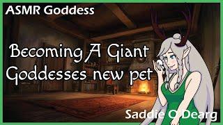 F4M| Becoming A Giantess Goddess's New Pet | #asmr | #wholesome |#goddess | #giant  | #giantess