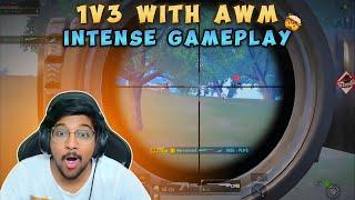 1V3 With AWM  | Revenge + Intense Gameplay  | #warriorislive