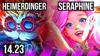 HEIMERDINGER & Jhin vs SERAPHINE & Twitch (SUP) | KR Master | 14.23