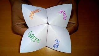 Origami Fortune Teller | Paper Fortune Teller | How To Make a Paper Fortune Teller