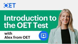 Introduction to the OET Test - the English test for doctors, nurses and healthcare professionals