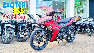 Giá Xe Exciter 155 2021 Đỏ Nhám Mới Nhất Tại Đại Lý | Yamaha Exciter 155 Matte Red | Quang Ya