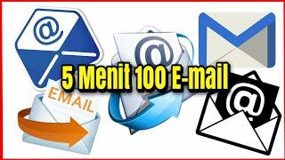 CARA MEMBUAT RATUSAN AKUN EMAIL DALAM 5 MENIT !!