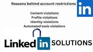 Why LinkedIn account restriction/Type of LinkedIn restrictions with examples