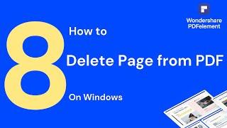 How to Delete Pages from PDF on Windows | PDFelement 8