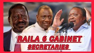 BREAKING! RAILA 6 CABINET SECRETARIES BOMBSHELL SHOCKS RUTO AS SMART UHURU QUICKLY TURNS OFF UDA!