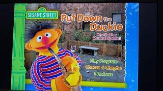 Sesame Street Put Down The Duckie 2009 DVD Menu Walkthrough