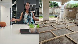 Work has slowed down | Building in Ghana has made me militant! #dreamhome