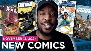 NEW COMIC BOOK DAY 11/13/24 | BLACK LIGHTNING #1, ABSOLUTE BATMAN #2, GI JOE #1, UNCANNY X-MEN #5