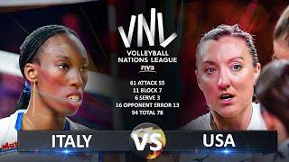 Italy vs USA | Women's VNL 2024