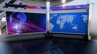 Free News Background with Studio Animation || News Background Templates || No Copyright