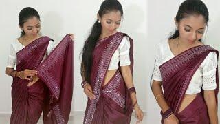 Live saree draping | How to wear saree | saree draping in new style | #live #saree #livestream