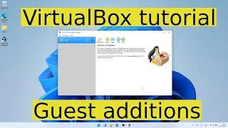 VirtualBox tutorial - installing Guest additions CD image for Linux guests