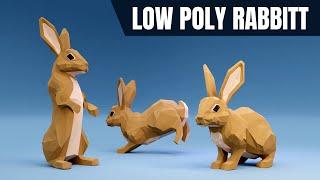 How to Create, Rig & Animate a Low Poly Rabbit