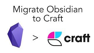 Importing Obsidian into Craft