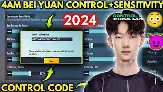 (2024) 4AM BEI YUAN NEW 3.1 SENSITIVITY SETTINGS/ 4AM BEI YUAN CONTROL CODE