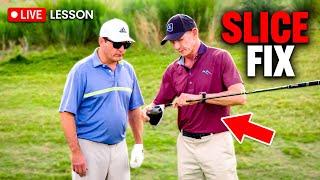 Tiger's Former Coach Hank Haney Fixes A Bad Slice LIVE!