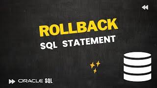 How to undo or unsave the changes with ROLLBACK SQL statement in Oracle SQL | Oracle Live SQL