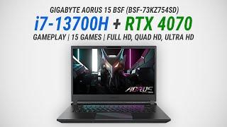 Core i7-13700H + GeForce RTX 4070 Laptop (140W): Test in 15 games at 1080p/1440p/2160p