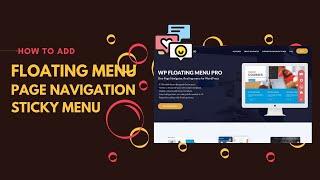How to Add Floating Menu on Left, Right, and Bottom of the Page | Custom Floating Menu Navigation