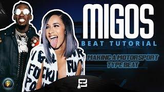 HOW TO MAKE A MIGOS FT. CARDI B TYPE BEAT (FL STUDIO 12 TUTORIAL 2018) MAKING A MOTORSPORT TYPE BEAT