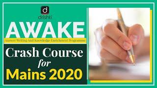 AWAKE - Crash Course for Mains 2020