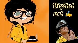 Digital art of #beatking_sumedh || DID grand audition look || watch it now || #DID #throwback