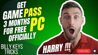Get Game Pass PC 3 months for free (OFFICIAL and very Legit)