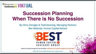 Cultivate'20 BEST Succession Planning Seminar