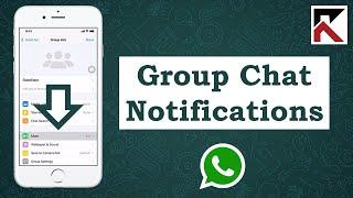 How To Turn Off Group Chat Notification On WhatsApp iPhone