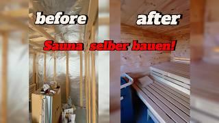 DIY Sauna bauen leicht gemacht: Tipps & Tricks #holzbearbeitung