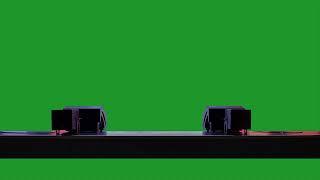 Stage Floor Speakers Green Screen  |  Free Green Screen Video  |  Tronic DJ House@Tube