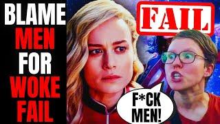 Blame MEN For The FAILURE Of The Marvels! | Woke Reviewers Are FURIOUS That Fans HATE It!