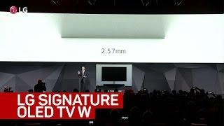 LG debuts amazingly thin OLED TV