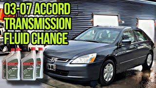 2003 / 2007 Honda Accord 2.4L TRANSMISSION FLUID / FILTER CHANGE