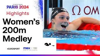 ANOTHER OLYMPIC RECORD!  | Women's Swimming 200m Individual Medley Highlights | #Paris2024