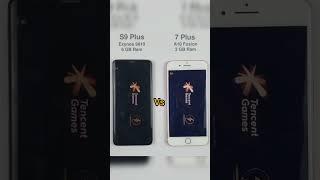 Samsung S9 Plus vs iPhone 7 Plus Pubg Speed Test Which one is faster???#shorts