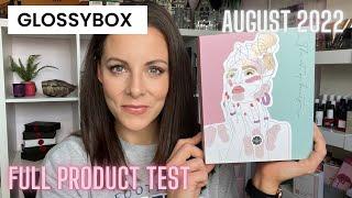 GLOSSYBOX UK AUGUST 2022 | Full Product Test & Contents review for over 40s