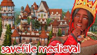 save file MEDIEVAL com vários tipos de reinos para o the sims 4 