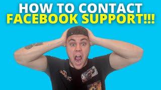 How To Contact FACEBOOK SUPPORT -  ACTUALLY WORKS!!!!