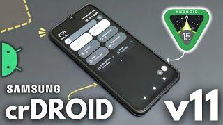 crDroid v11 Android 15 ROM install On Samsung or Any Android Phone!