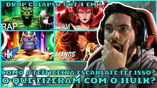 REACT 4 EM 1 DROP COLAPSO - URT | SONS DO HULK, THANOS, FÊNIX -JEAN GREY E FEITICEIRA ESCARLATE