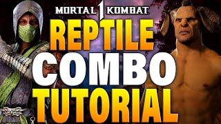 Mortal Kombat 1 Reptile Combos - Mortal Kombat 1 Reptile Combo Tutorial Motaro Kameo