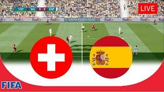 SWISS v SPAIN | Euro 2020 | Krestovsky Stadium Euro Live Game eFootball 2021