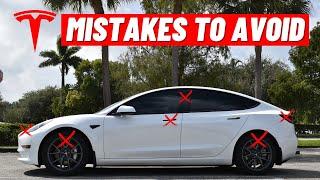 5 Mistakes to Avoid as a Tesla Owner | 2021 Tesla Model 3 & Y