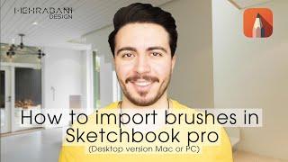 Introducing the site to download brushes(Free). How to import brushes in Sketchbook Pro (Mac or Pc)