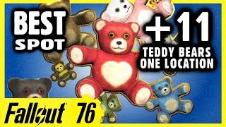 FALLOUT 76 - Best Teddy Bear Location On The Map